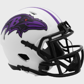 Baltimore Ravens LUNAR Mini Speed Football Helmet